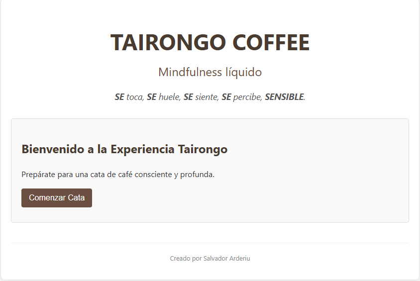 APLICACION CATA DE CAFE SENSIBLE